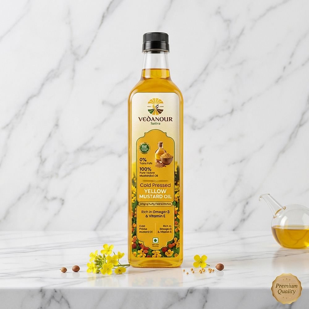 Kachi Ghani Yellow Mustard Oil - Image 2