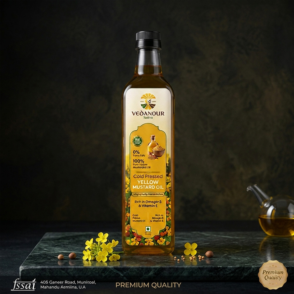Kachi Ghani Yellow Mustard Oil - Image 4